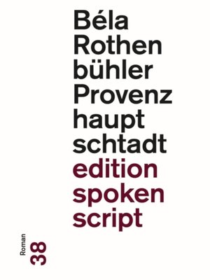 cover image of Provenzhauptschtadt